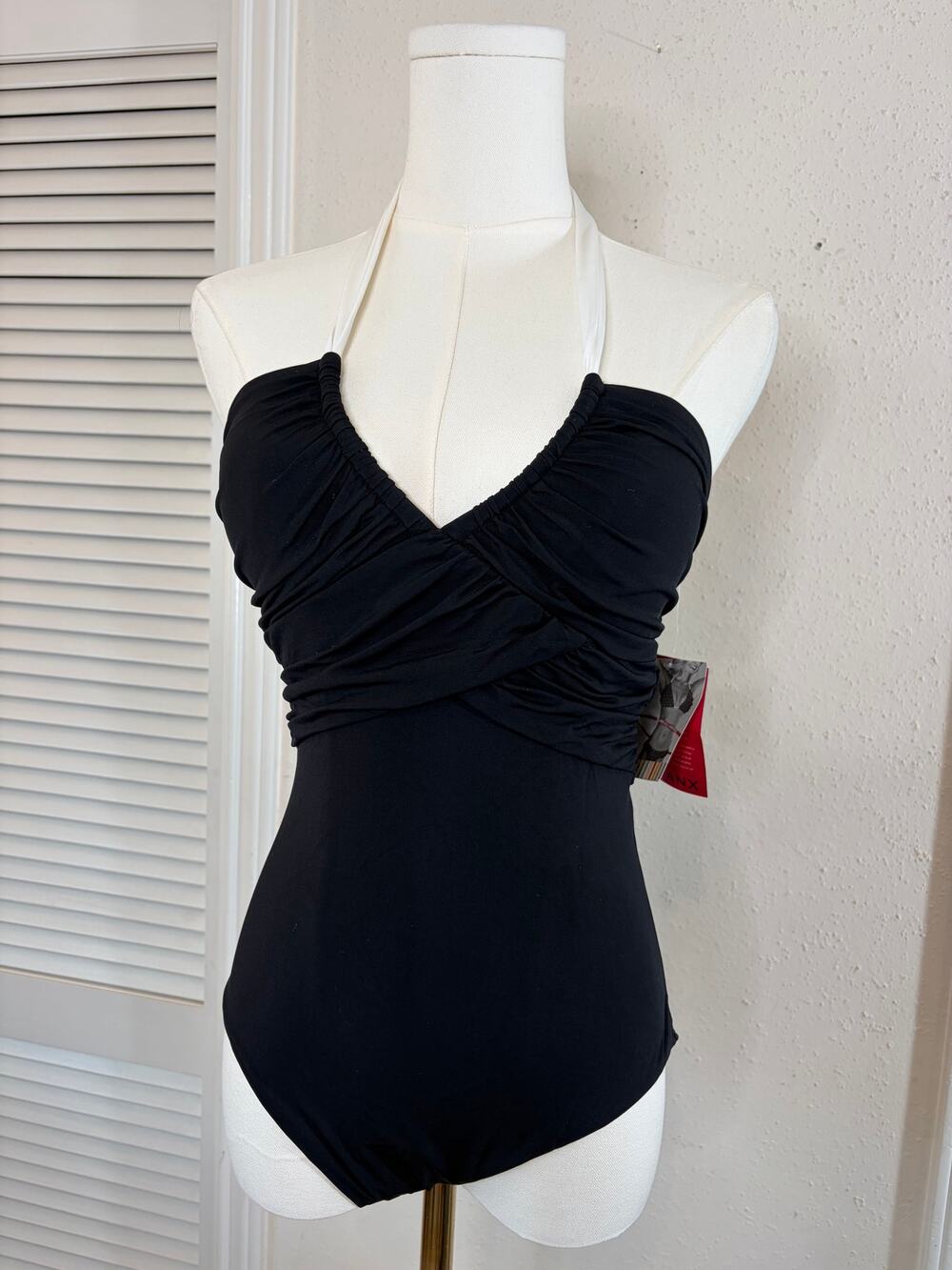 Spanx Black Shapewear Swimsuit Sz 8 NWT #Minimalist #Quiet Luxury